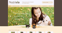 Desktop Screenshot of nutrivia.fr